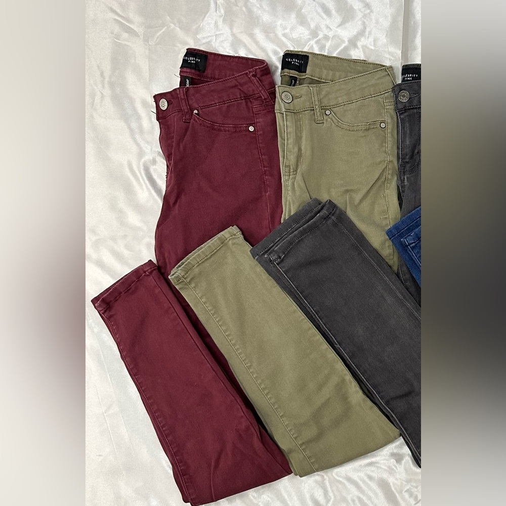BUNDLE Celebrity Pink Skinny Jean Jegging | Juniors / Women Size 1 | Set of 2